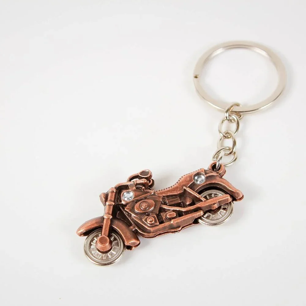 Motorcycle Keychain - Wheels Move! NEW